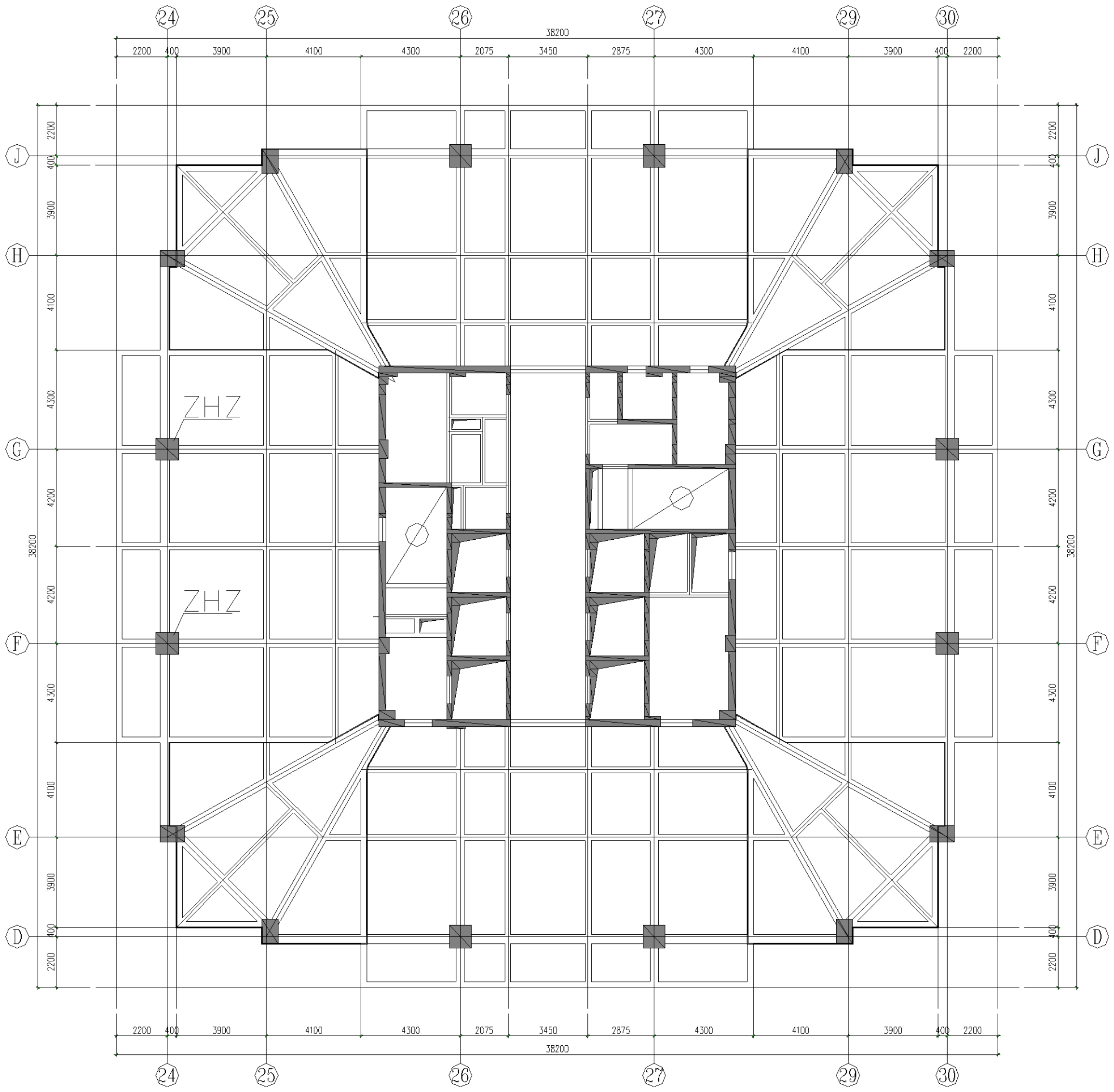 （2011年）濟(jì)南黃金時(shí)代，柱混凝土置換